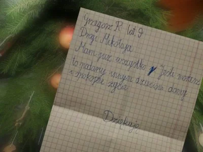 HaHard - List do Mikołaja od 9-letniego Grzesia, który niedawno dowiedział się, że je...
