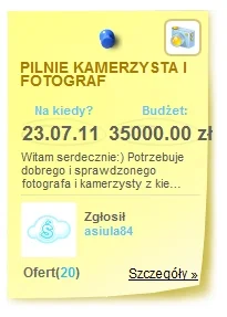 mjablonski - spoko, zadowolę się tą drobną końcówką (5k) za zdjęcia. resztę, 30k niec...