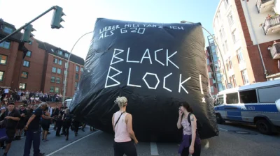 tenczus - Der „Black Block” bei der G20-Demo in Hamburg
Czarny Blok, niemcy 2017, pr...