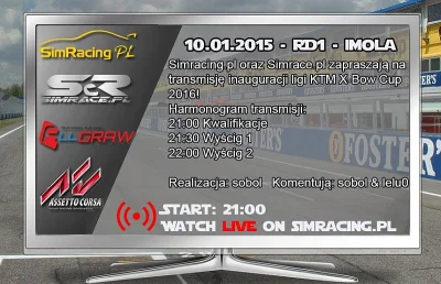 LKRISS - O 21 zapraszam na relację live stream z komentatorem 1 rundy KTM X-Bow Cup 2...