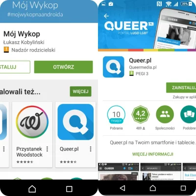 Wypok456 - A podobno ci od iPhone to homoseksualiści xD #heheszki #android #ios