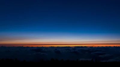 namrab - Time lapse zachodu Księżyca nad "morzem chmur" na La Palmie. Na wyspie można...