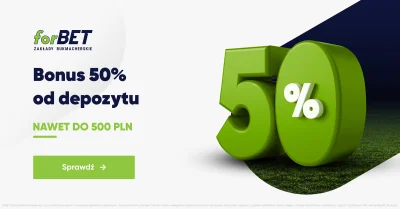 Typeria - Dzisiaj w Forbet bonus od depozytu do 500 PLN dla zarejestrowanych. Przypom...