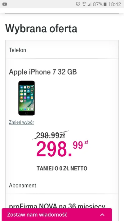 Chael - Thanks #tmobile #ofertaniedoodrzucenia #januszebiznesu