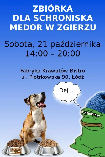 navyblue - Zbiórka darów dla Psiaków ze Schroniska MEDOR w Zgierzu!

Moja koleżanka o...