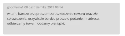 Balzat - @stwor: BTW ostatnio nie zostawili mi sprzętu tylko zamówili kuriera po odbi...