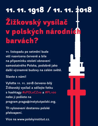 h.....a - W Pradze zostanie podświetlona wieża telewizyjna na Zizkovie :)