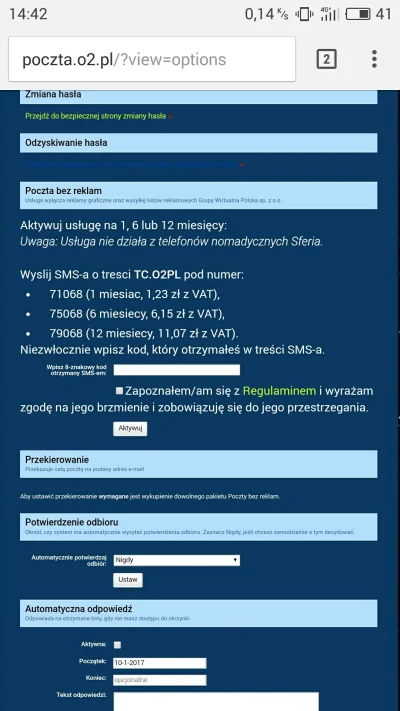 Emtebe - Ale jaja. Wygląda na to, że o2 po cichu wprowadziło płatne przekierowania po...