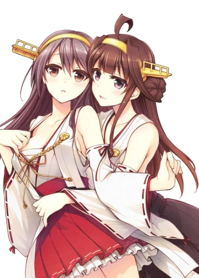 Kartinos - #animeboners #ecchi #yuri #haruna #kongou #kantaicollection