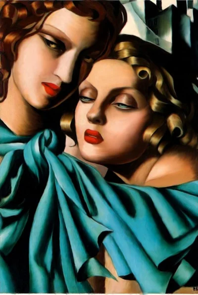 M.....a - Tamara Łempicka, polska malarka epoki art déco 

Lubowała się w kobietach...