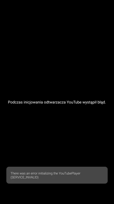 SET - #owmbugi Nie wczytuje filmików przez aplikację YoutubeVanced wcześniej działało...