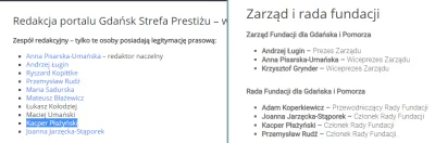 L.....m - Bo jesteś kumplem Kacpra Płażyńskiego z redakcji i fundacji "dla Gdańska i ...