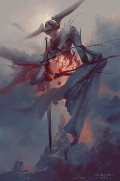 ColdMary6100 - Jestem zauroczona #deviantart Gevurah by PeteMohrbacher #digitalart #d...