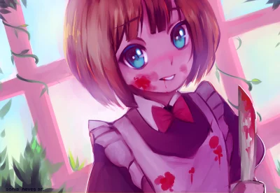 M.....r - #randomanimeshit #yandere #maid #kumaartsu #
Tytuł: "Not so sweet anymore"...