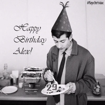 Ewasia - Happy birthday :) #alexturner #arcticmonkeys