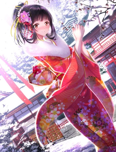 FlaszGordon - #randomanimeshit #art [ #amagibrilliantpark #koborii ] #kimono