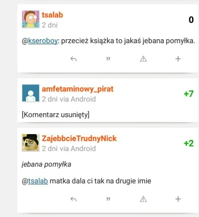 m____k - Ten moment, gdy z jednej strony szkoda Ci usuniętego komentarza, ale z drugi...