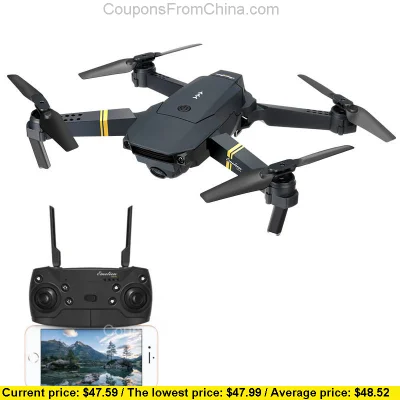 n____S - Eachine E58 Drone RTF 2.0MP Three Batteries - Banggood 
Cena: $47.59 (184,1...