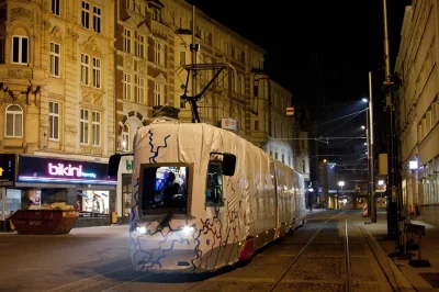 normanos - tajne nocne jazdy ;) #katowice #tramwajeslaskie #tramwaje #pesa #twist #he...
