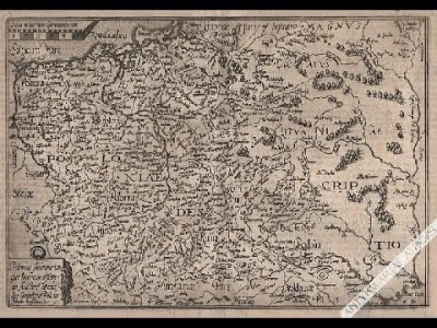 Atticuspl - „Mapa Polski, Ukrainy, Białorusi i Litwy” pochodzi z ok. 1592 r. pochodzi...