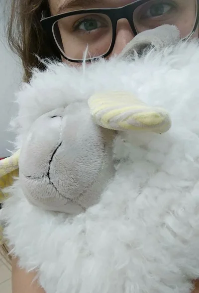 Chl3p - Tyle szczęścia z pluszowej owieczki (｡◕‿‿◕｡)
#chwalesie trochę #pokazmorde