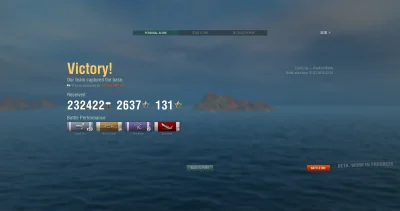 Eau-Rouge - #wows #worldofwarships
FUSO PRETTY BALLANCED xD XP bazowy, bez x1.5. Mał...