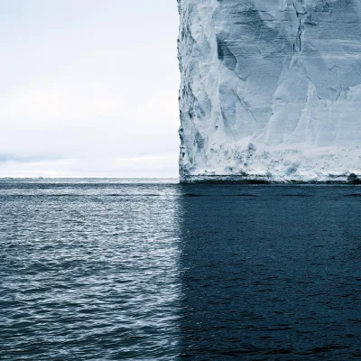 Mesk - Góra lodowa dzieli świat na 4 równe ćwiartki #fotografia #ciekawostki #natura