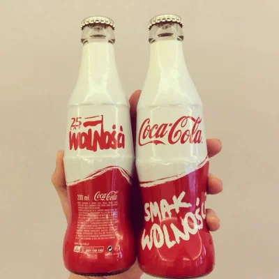 BPapa - Coca - cola przygotowała taką oto limitowaną edycję butelki z okazji 25 roczn...