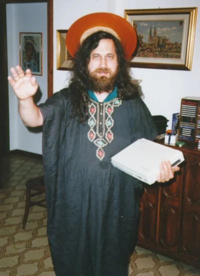 g.....r - To nie jezus, to R. Stallman.