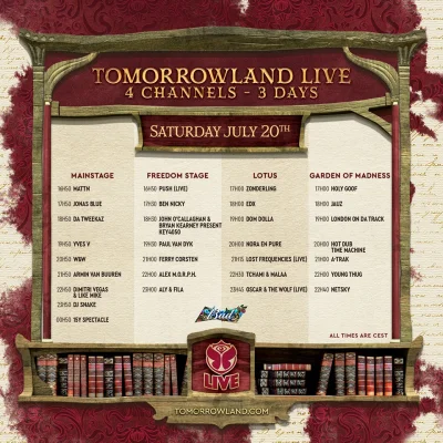 kshmir - Wystartował drugi dzień transmisji Tomorrowland -> https://live.tomorrowland...