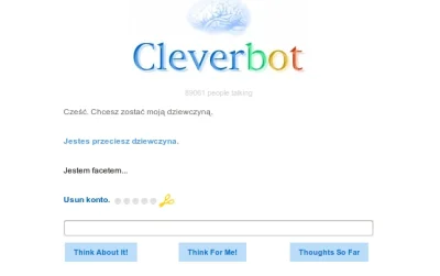 justarandomdude - Na zawsze przegryw ( ͡° ʖ̯ ͡°)
#cleverbot