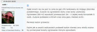 astri - taka ciekawostka u Szafy w pierwszym sezonie grzewczym (od października 2010 ...