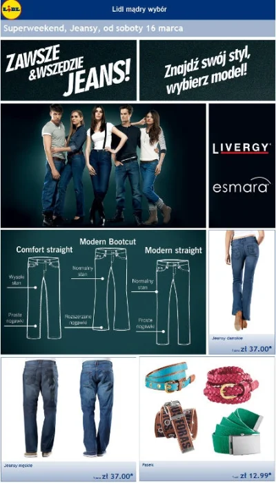 J.....a - w Polsce też można kupić tanio jeansy



tutaj np Lidl 37zł za sztukę czyli...