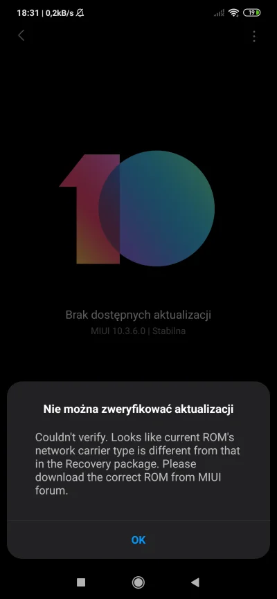 A.....l - Dlaczego w swoim Redmi Note 7 nadal nie mam dostępnej aktualizacji do miui ...