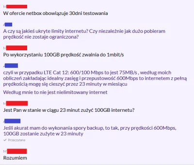 L.....T - XD
Pytałem o ofertę Play Internet NET BOX, oczywiście "nielimitowany" inte...