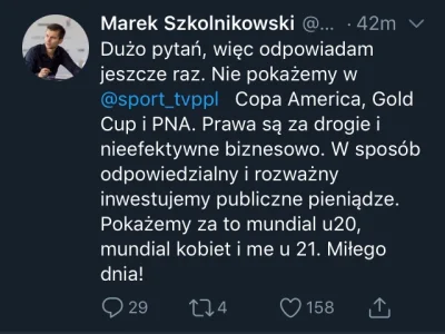 Fajnisek4522 - Nie będzie Copa America w TVP. W ich opinii rozważnie wydają publiczne...