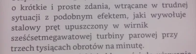 Miszelek - #pratchett robił porównania z wrzucaniem rurek do turbin zanim stało się t...