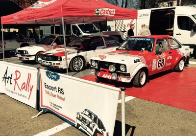 kowzan - Znajoma załoga Escort RS Rally Team Poland na starcie 1 HRSMP. Doborowe towa...