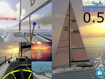 marineverse - Właśnie uwolniliśmy nową wersję VR Regatta na Steamie z nową łajbą i śl...