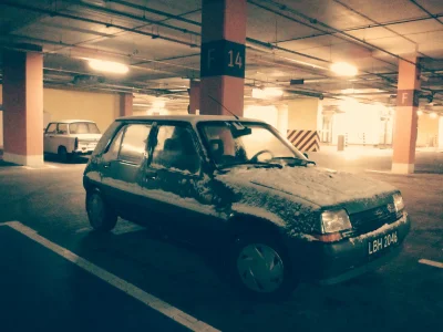 effen773 - #pokazauto #motoryzacja #renault #czarneblachy
Renault 5, 1988 1.6D 54 KM...
