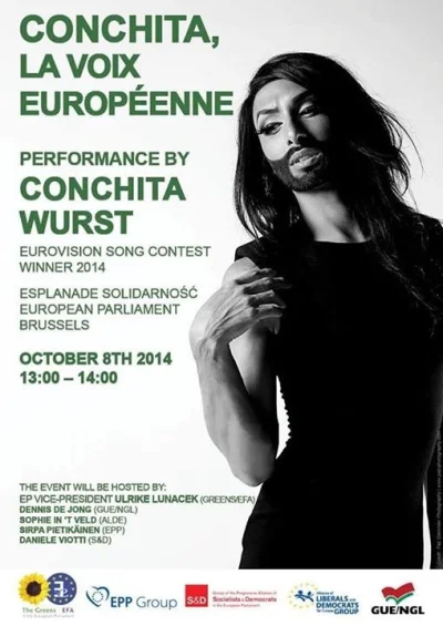 n.....a - Conchita Wurst - dewiant w Europarlamencie.



"Ten wspaniały sygnał otwart...
