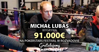 PokerGround - Otwieramy wtorek mocnym uderzeniem! Michał Lubas zajął drugie miejsce p...
