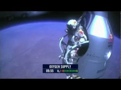 J.....L - #nasa #kosmos skok na spadochronie z 39 kilometrow nad powierzchnia ziemi, ...