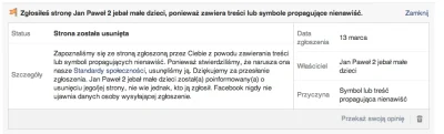 claudio1 - Heh, a jednak facebook usunął stronę "Jan Paweł 2 #!$%@?ł małe dzieci", za...
