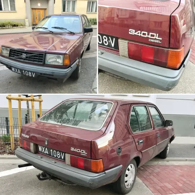 manyec - Dobrze zachowane #Volvo 340 na #czarneblachy , w ogóle zauważyłem ze #saskak...