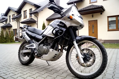 trysekcja - Ogmolowany :) oraz nowa tarcza z przodu + klocki, powoli docieramy
#moto...