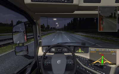 cordant - #ets2 jedziemy z koparką, 9ton, czekam na prosta to rozpedze sie do 140km/h...