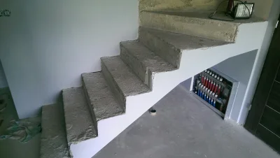 nandrolone - Mam betonowe schody. Na razie brak kasy na ich wykończenie. Może na przy...