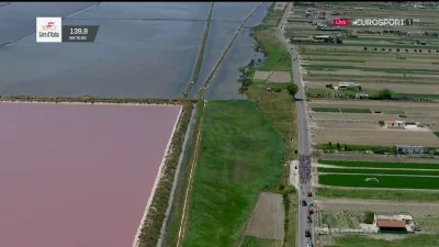 ocotuchodzi - Włosi nawet wodę w zbiornikach pomalowali na różowo;) Oby etap skończył...