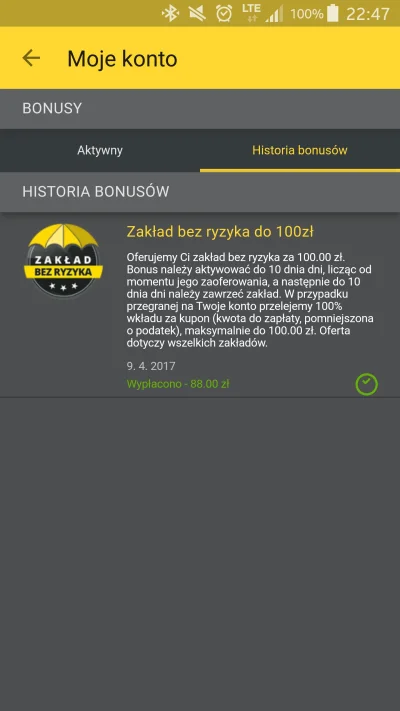 ali3en - @ljanik7 w zakładce bonusy masz obecne bonusy i historię bonusów